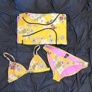 Triangl bikini set with bag